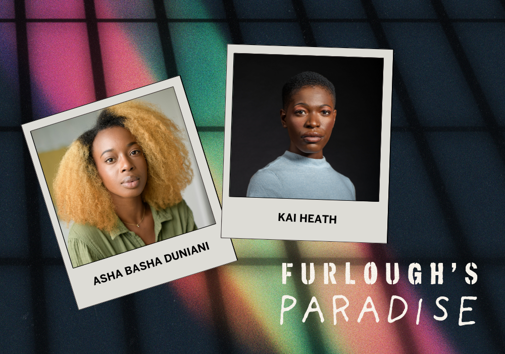 Cast reveal of Furlough Paradise (L to R): Asha Basha Duniani and Kai Heath.