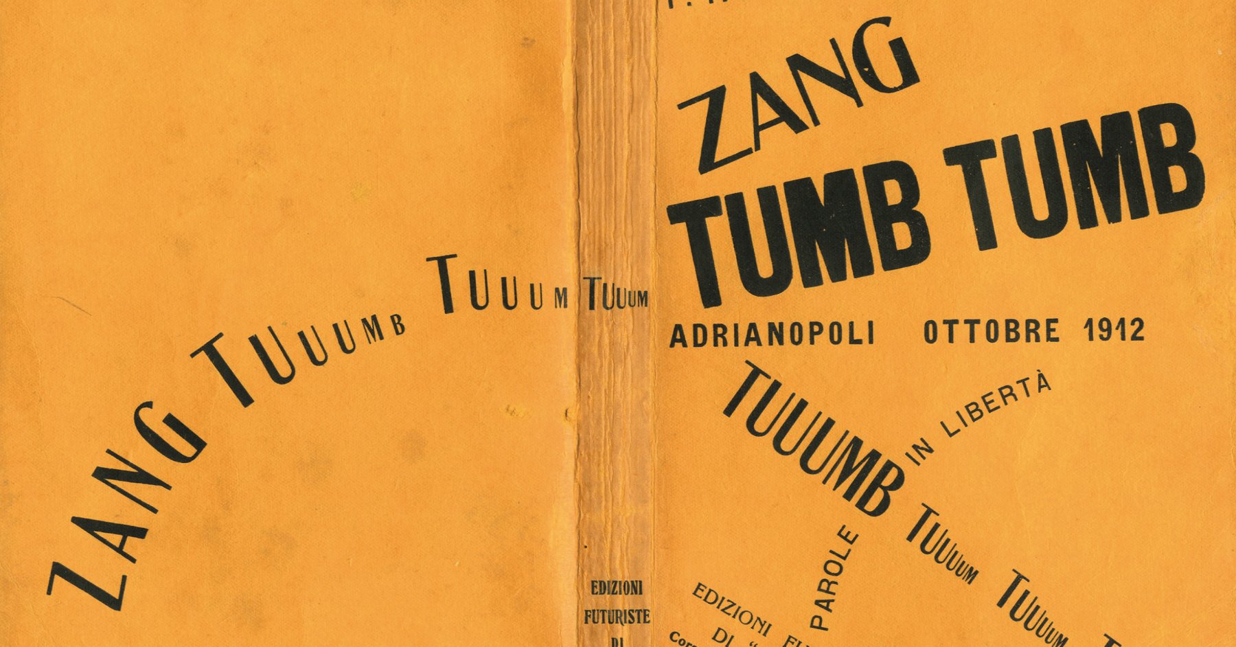 Cover of Zang Tumb Tuuum by Filippo Tommaso Marinetti